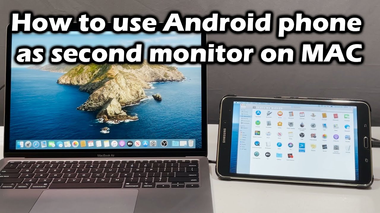 use mac as monitor for live video android